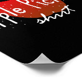 Poster C'est ma cueillette de pommes Fun automne moisson (Coin)