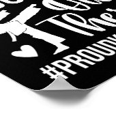 Poster C'est ma fille Fier Karate Maman Karate Maman Mère (Coin)