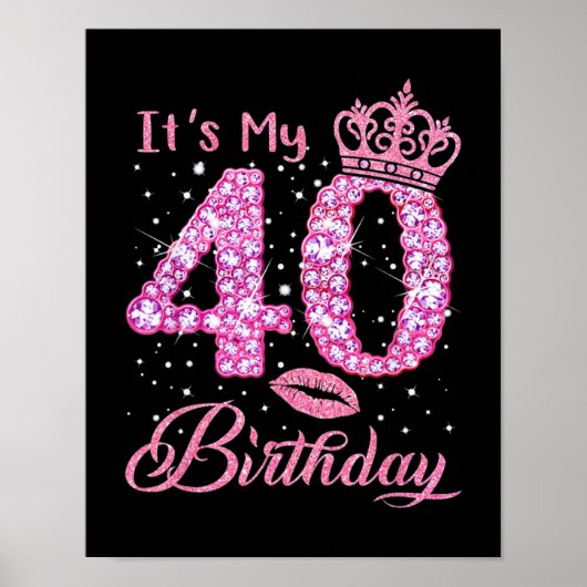 Poster C'est ma reine du 40e anniversaire (Devant)