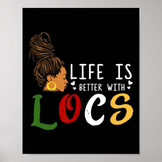 Poster C'est mieux avec la fille de Loc'd Dreadlocks Blac