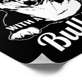 Poster C'Est Mieux Avec Un Bulldog (Coin)