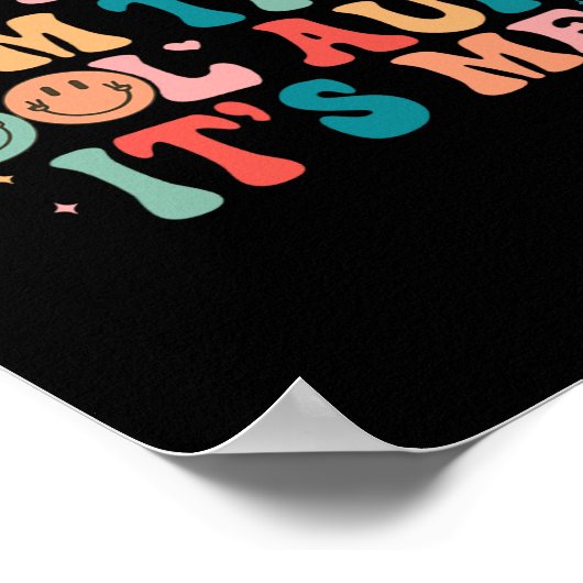 Poster C'est moi Bonjour Je suis la Cool Tante C'est moi (Coin)