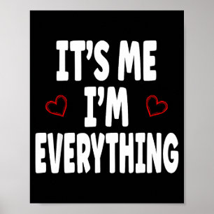 Poster C'est moi, je suis tout Amour Couple Correspondant