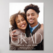 Poster C'est moi | Texte dégradé moderne GRAD | École pho (Devant)