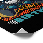 Poster C'est mon 10e anniversaire 10 ans jeu vidéo Cool (Coin)