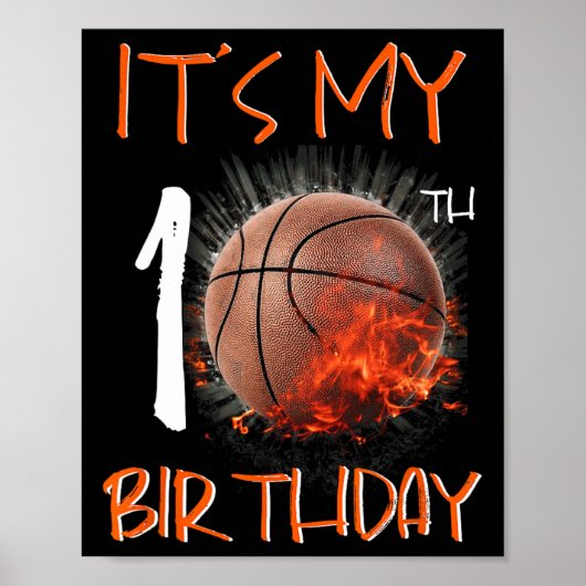 Poster C'est mon 10e anniversaire Bysketbyll (Devant)