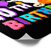 Poster C'est mon 10e anniversaire Cadeaux Ghost Citrouill (Coin)