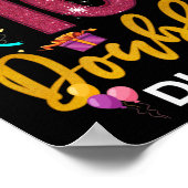 Poster C'Est Mon 10E Anniversaire Cette Fille A Maintenan (Coin)