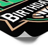 Poster C'est mon 12e anniversaire Bysketbyll Theme (Coin)