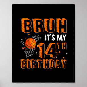 Poster C'est mon 14ème anniversaire, joueur de Sketll de