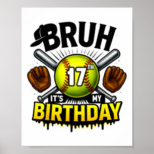 Poster C'est mon 17e anniversaire Les garçons doux 17 ans