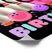 Poster C'est mon 5 anniversaire Bowling 5e anniversaire A (Coin)