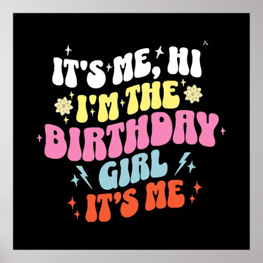 Poster C'est mon anniversaire les filles (Devant)
