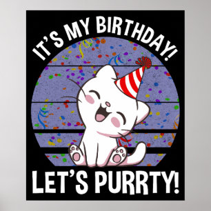 Poster C'est mon anniversaire ! Purty !