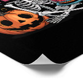 Poster C'est mon anniversaire Skeleton Joyeux Halloween A (Coin)