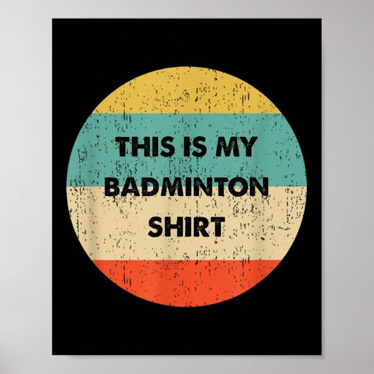 Poster C'est Mon Badminton (Devant)