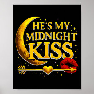 Poster C'est mon baiser de minuit pour la Saint-Valentin