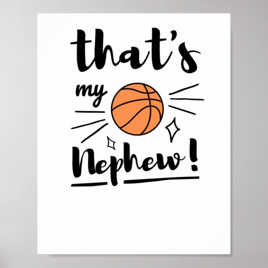 Poster C'Est Mon Basket Nephew (Devant)