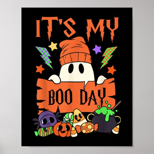 Poster C'Est Mon Boo Day Boday Enfants mignonette Fantôme (Devant)