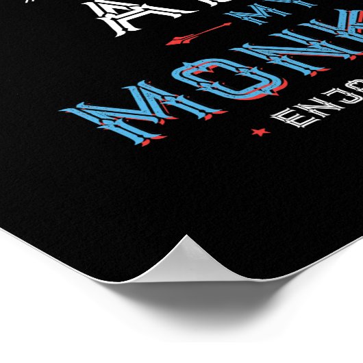 Poster C'EST mon cirque ce sont mes singes Art Print (Coin)