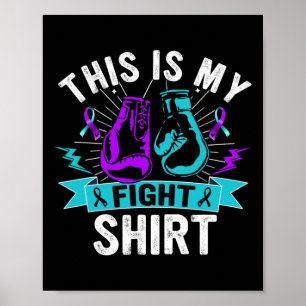 Poster C'Est Mon Combat Lutte Contre Le Suicide Fort