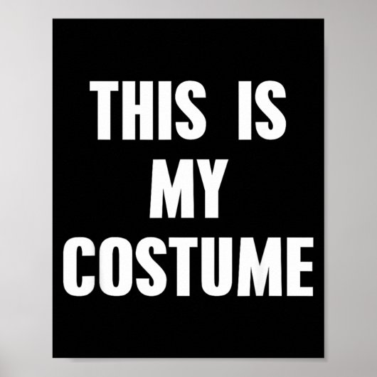 Poster C'est mon costume (Devant)