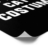 Poster C'Est Mon Costume De Chat Halloween Funny Easy Kid (Coin)