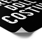 Poster C'Est Mon Costume De Poupée Déplaisante Halloween  (Coin)