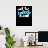 Poster C'Est Mon Costume De Requin Sea Creatme (Bureau à domicile)
