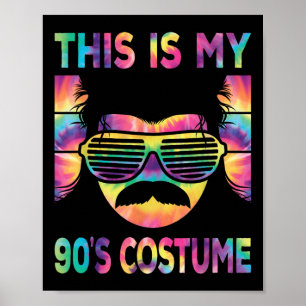 Poster C'est mon costume des années 90 Hommes 1990 90s