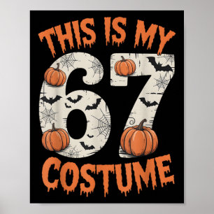 Poster C'est mon costume d'Halloween 67
