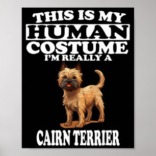 Poster C'est Mon Costume D'humain Je Suis Réellement Un C