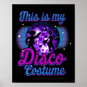 Poster C'Est Mon Costume Discothèque Rétro Discothèque D