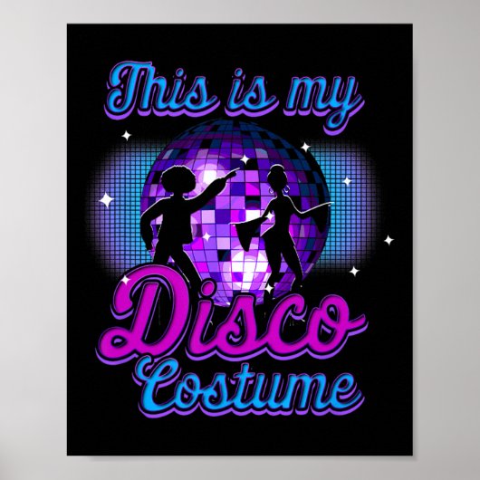 Poster C'Est Mon Costume Discothèque Rétro Discothèque D (Devant)