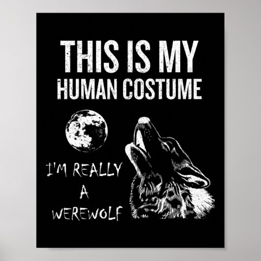 Poster C'Est Mon Costume Humain (Devant)