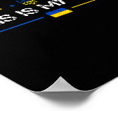 Poster C'est mon costume Ukraine Ukrainien (Coin)