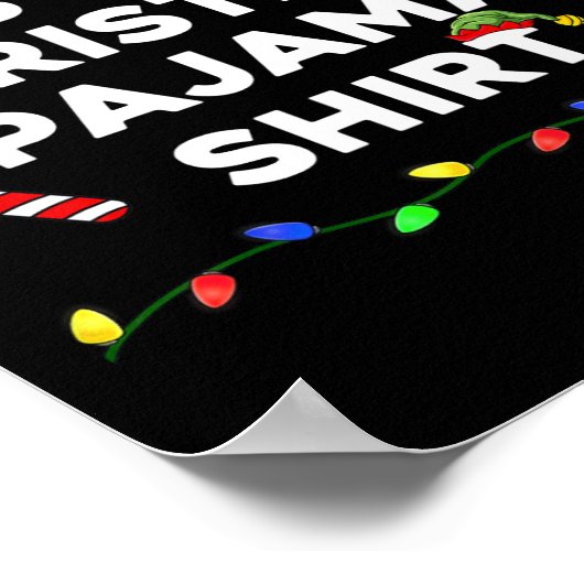 Poster C'Est Mon Fam De Noël Pyjama Lights Fun Fun (Coin)