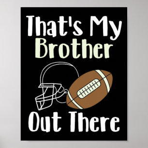 Poster C'est mon frère là-bas Football Famille Bigges
