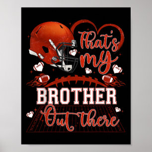 Poster C'est mon frère là-bas Funny Football Sœur