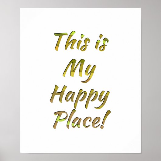 Poster C'est Mon Happy Place ! (Devant)