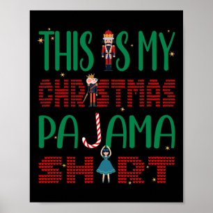 Poster C'Est Mon Pajama De Noël Drôle De Correspondance F