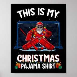 Poster C'est Mon Pantalon de Noël de Gardien de But de Ho