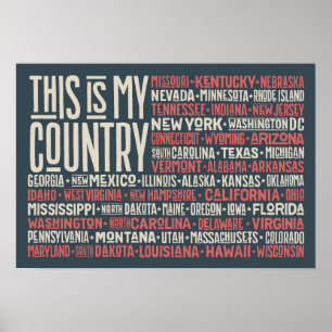 Poster C'est mon pays
