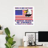 Poster C'est mon pays (Bureau à domicile)