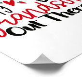 Poster C'est mon petit-fils là-bas Bysebyll Grand-mère Mo (Coin)