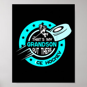 Poster C'est mon petit-fils sur ce terrain de hockey sur