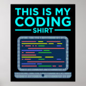 Poster C'Est Mon Programmeur De Programmation Informatiqu (Devant)