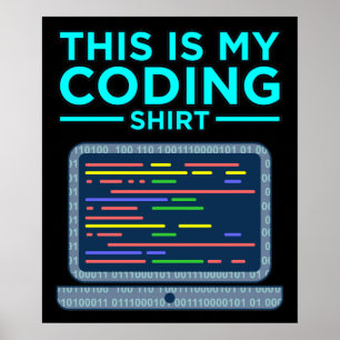 Poster C'Est Mon Programmeur De Programmation Informatiqu