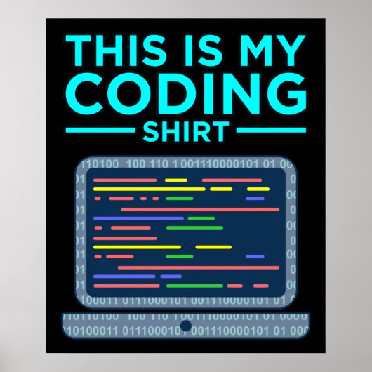 Poster C'Est Mon Programmeur De Programmation Informatiqu (Devant)