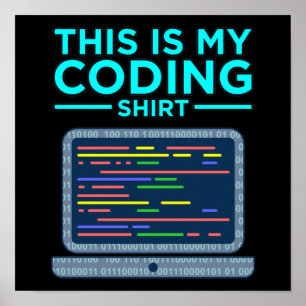 Poster C'Est Mon Programmeur De Programmation Informatiqu